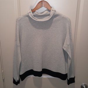 Angeleno black and gray sweater